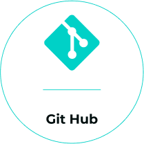 Git icon representing version control and collaboration using Git.